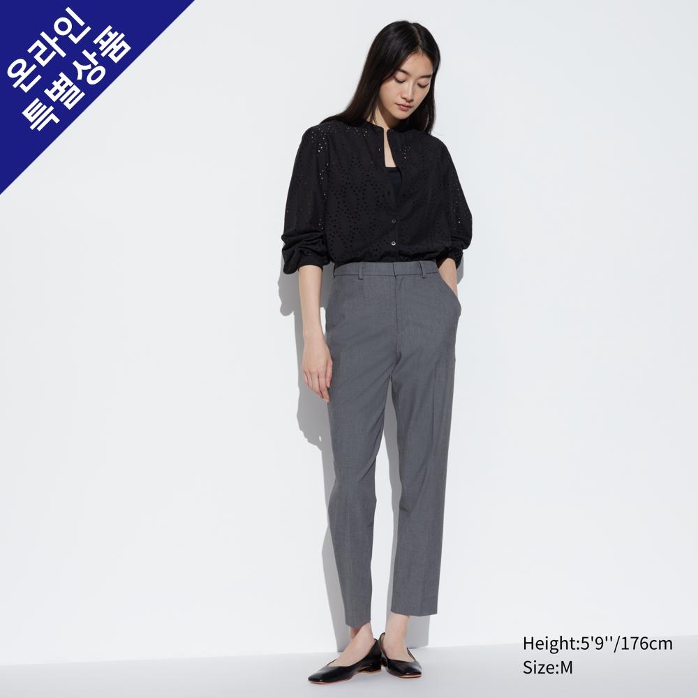 

Умные брюки UNIQLO до щиколотки, эластичные в двух направлениях, длина по ноге 71 см, длинная длина