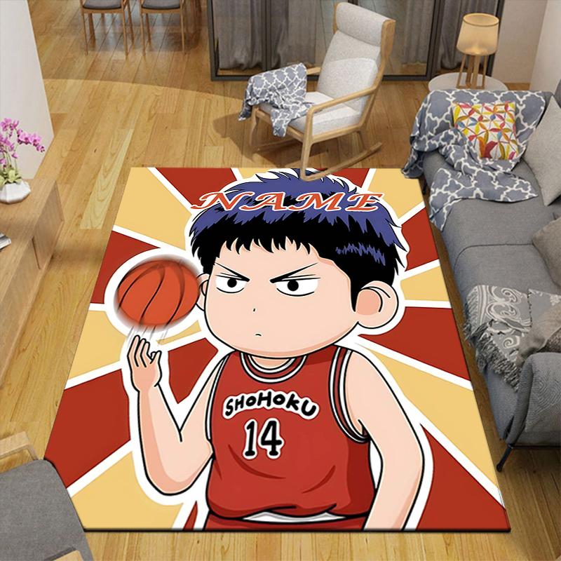 Custom 1Pc Basketball Stars Rug Office Carpet Indoor Outdoor Entrance Doormat Nonslip Soft And Comfortable Living Room D2915325