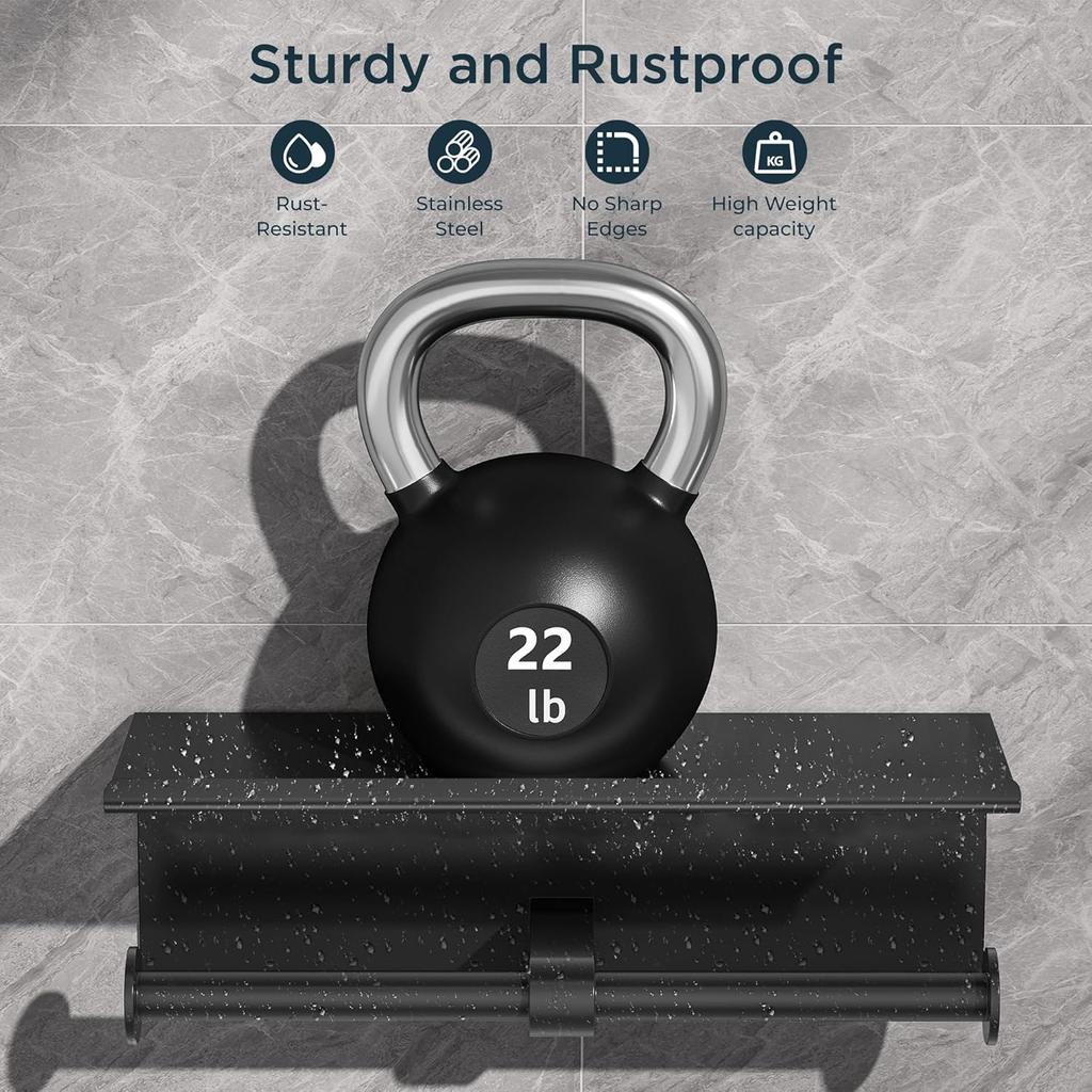 Toilettenpapierhalter Edelstahl Badezimmer Doppelrollen-Tischrollenhalter mit Ablage Wandmontiert Waschraumaufbewahrung Feuchttücher-Spender