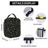 Themed Black Eiffel Iron Tower Design Insulated Lunch Bag for Women Kids Portable Food Boxes Thermal Lunch Box Tote