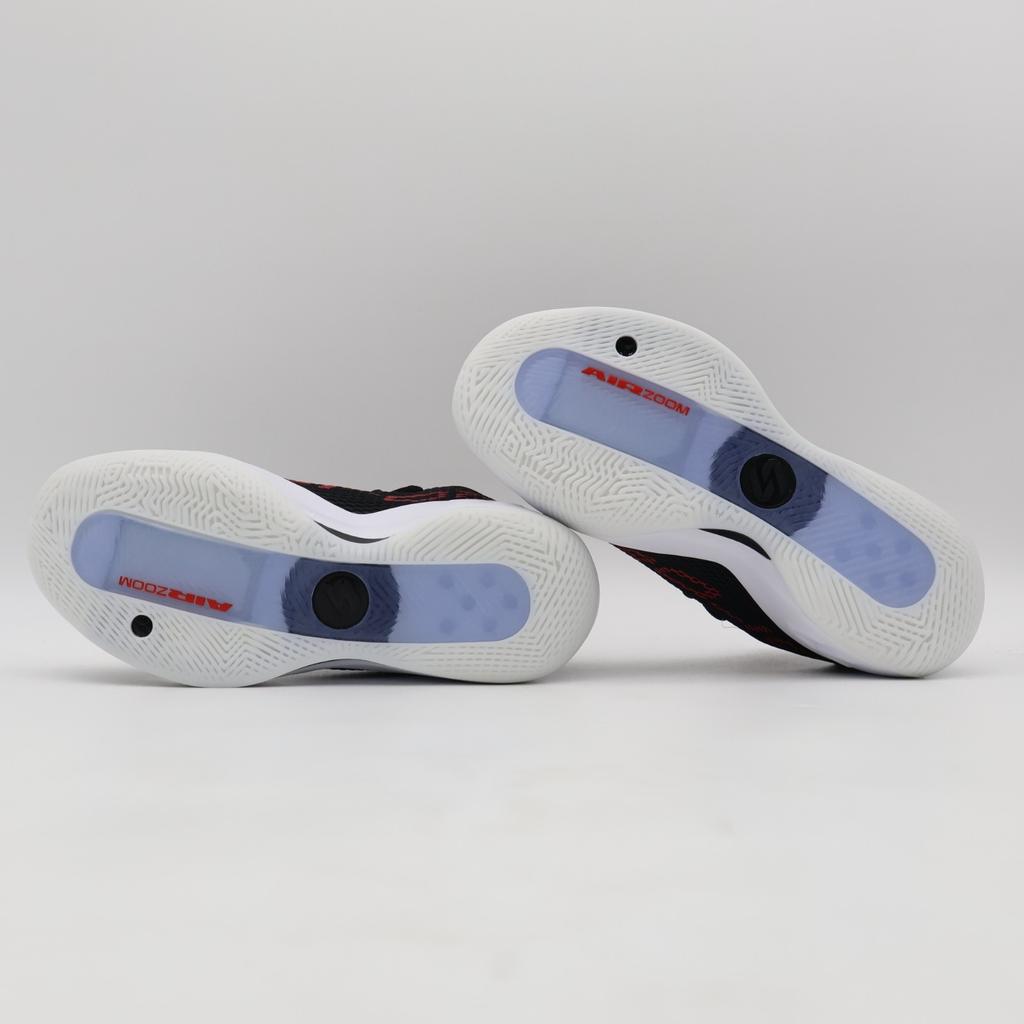 IF1611-001 Nike Luka 77 Bred Basketball Shoes Black White University Red (Menas)
