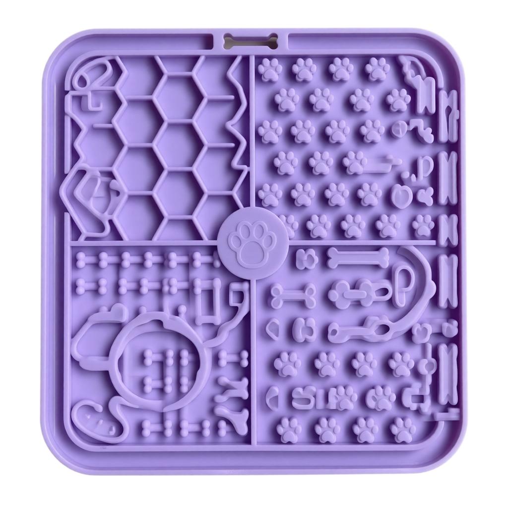 Pet Slow Feeder Lick Silicone - Food with Suction Cups for Cats and Dogs