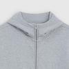 Gap Unisex Oversized Faux Silver Fox Velvet Hooded Zip-Up Jacket
