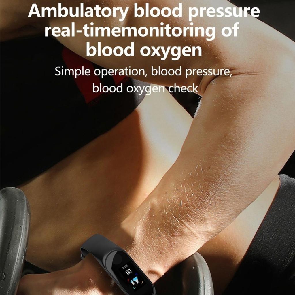 M3 IP65 Waterproof Bluetooth Smart Band Sport Heart Rate Monitor Fitness  Smart Bracelet