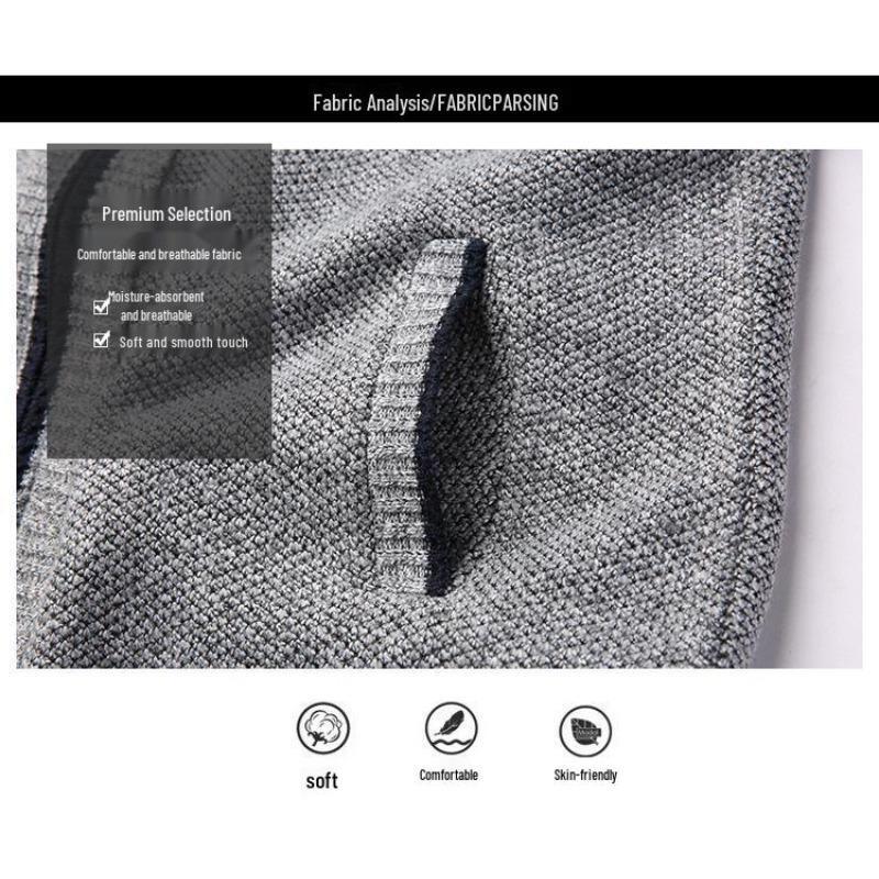 Herren Warmer Fleecegefütterter Strickjackenpullover mit Reißverschluss - Einfarbig, Stehkragen, Übergröße, Lässige Winterbekleidung.
