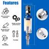 Air Oil Water Separator Filter Kit 1/4‘’ Thread With Moisture Trap Spray Gun Pressure Parts Air Compressor Tool JPN Interface