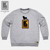DOLDOL Lk Africa_Mtm_10 African-Inspired Camping Brand Lk Africa Character Graphic Design Long-Sleeve Sweatshirt
