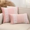 Premium Nordic Ins Style Dutch Velvet Pillowcase Deluxe Rose Lace Embroidered Cushion Cover Fresh Modern Home Decor Pillow Cover