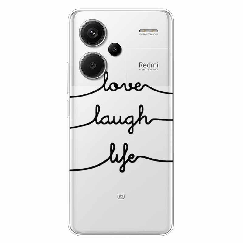 For Redmi Note 13 Pro Plus 5G Case Clear TPU Soft Back Cover for Xiaomi Redmi Note 13 Pro+ 5G Transparent Silicone Cases Funda