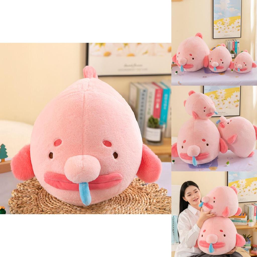 Cute Adorable Snot Fish Whale Plush Toy Pillow Gift Wholesale 30cm 0.25kg