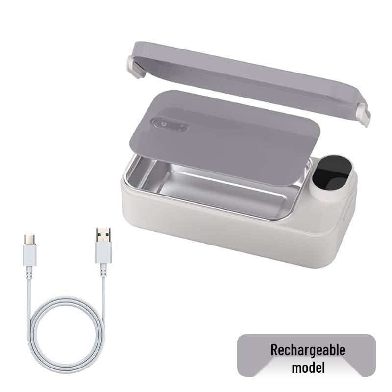 Bezprzewodowe podgrzewane pudełko na lunch USB - 900 ml Bento bez wody dla studentów i pracowników biurowych