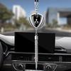 3D Metal Car Rearview Mirror Emblem Pendants For Mitsubishi Ralliart Lancer Mirage Outlander Pajero Eclipse ASX Auto Accessories