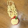 Sac en Maille Pliable Forme Fruit pour Fruits Sac de Rangement pour Petits Objets Porte-Gobelet Accessoire pour Tasse