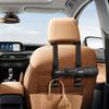 SUPVOX Headrest Hooks, Seat Hooks, Luggage Hanging, Shopping Hooks, Car Supplies, Convenient Goods, Pack of 2 (Black)
