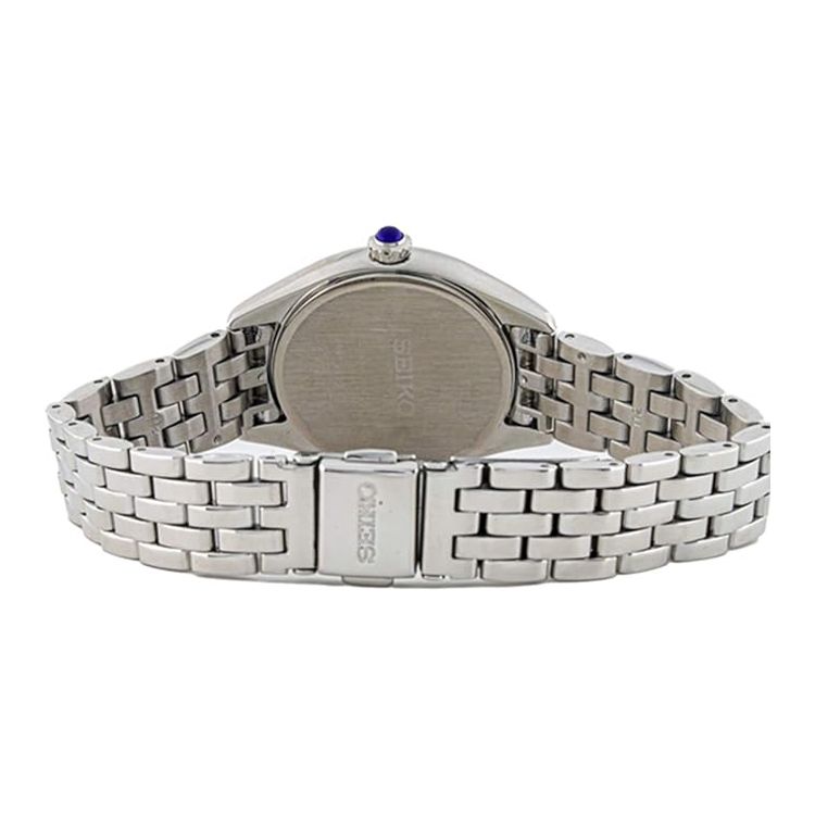 Seiko 50 M Water Resistant Quartz Movement Stainless Steel Strap Womens Watch Blue Dial Women watches SUR329P1
