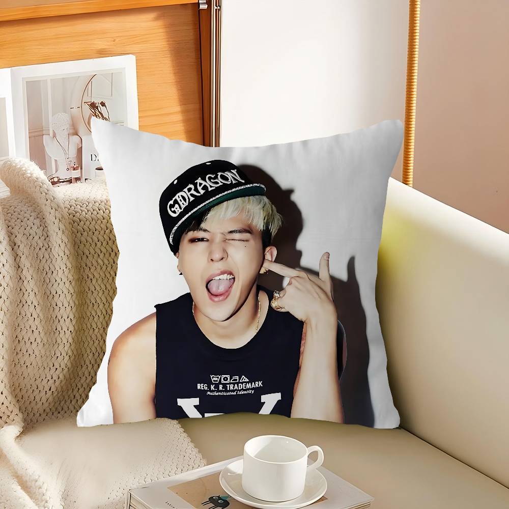 

Star G-Dragon Decorative Room Aesthetics Pillow Case Home Decor Bedroom Sofa Bed Couch Pillow Cover 45x45 16x16Inch