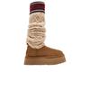 Women's Sneakers Wmns Classic Sweater Letter Tall 'Chestnut'