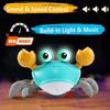 Control Future Crawling Crab Baby Toy - Infant Tummy Time Toys 3 4 5 6 7 8 9 10 11 12 Babies Boy 3-6 6-12 Learning Crawl 9-12 12-18 Walking Toddler
