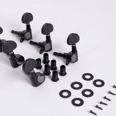 6Pcs Metal Guitar Tunings Pegs 3 Left 3 Right Guitar Machine Heads Knobs Tuner Replacement Guitar Accessories Enduring