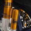 Autocollant Réflectif pour Moto Autocollants Amortisseur de Suspension Moto de Course Rénovation Protection Solaire Décalcomanie Décorative Transparente Accessoires