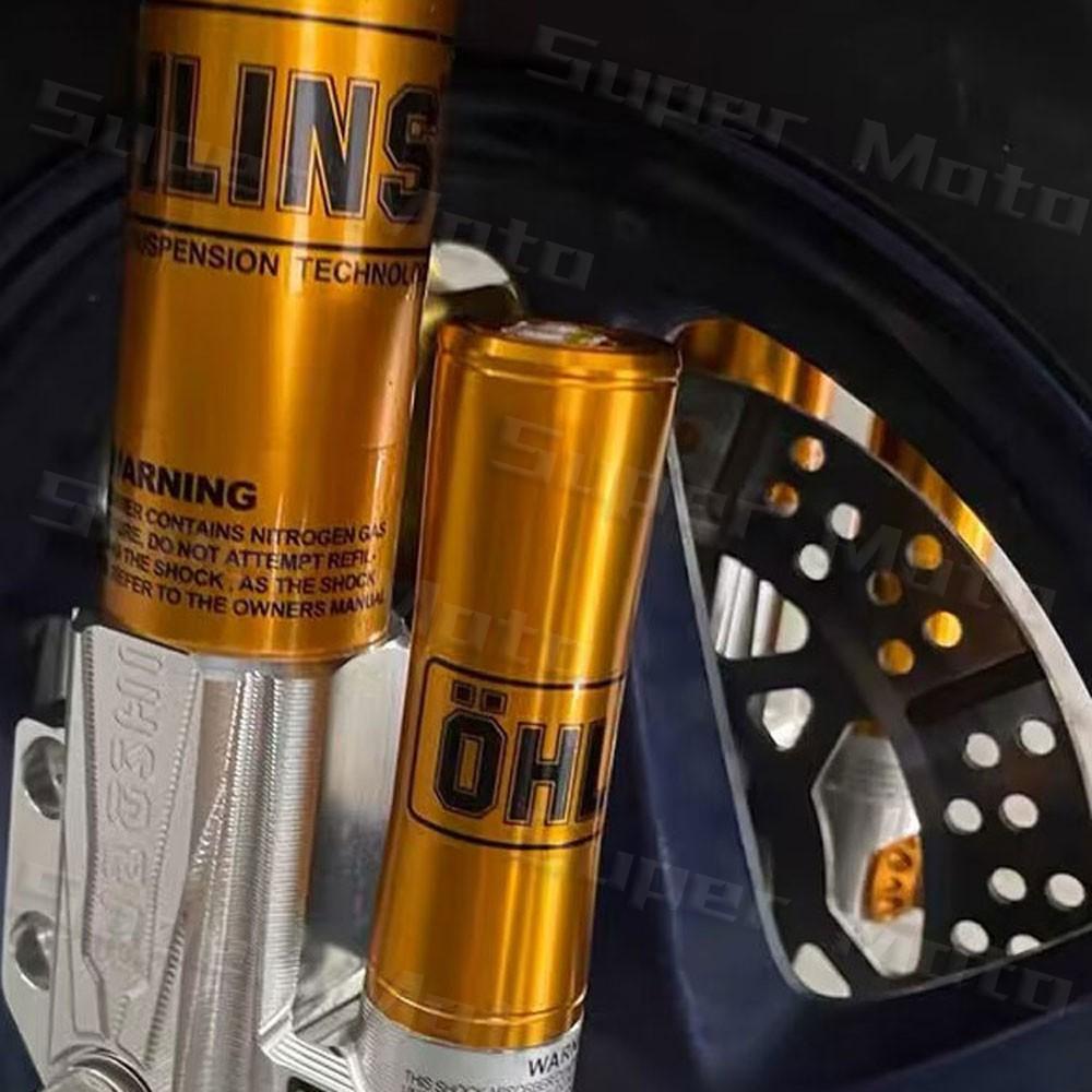 Autocollant Réflectif pour Moto Autocollants Amortisseur de Suspension Moto de Course Rénovation Protection Solaire Décalcomanie Décorative Transparente Accessoires