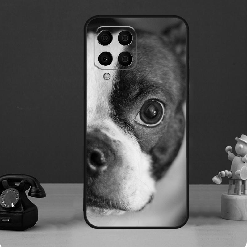 Boston Terrier Dog Case For Samsung Galaxy M34 M13 M53 M51 M31 M11 M14 M54 M12 M32 M52 M16 M36 M56 M15 M35 M55