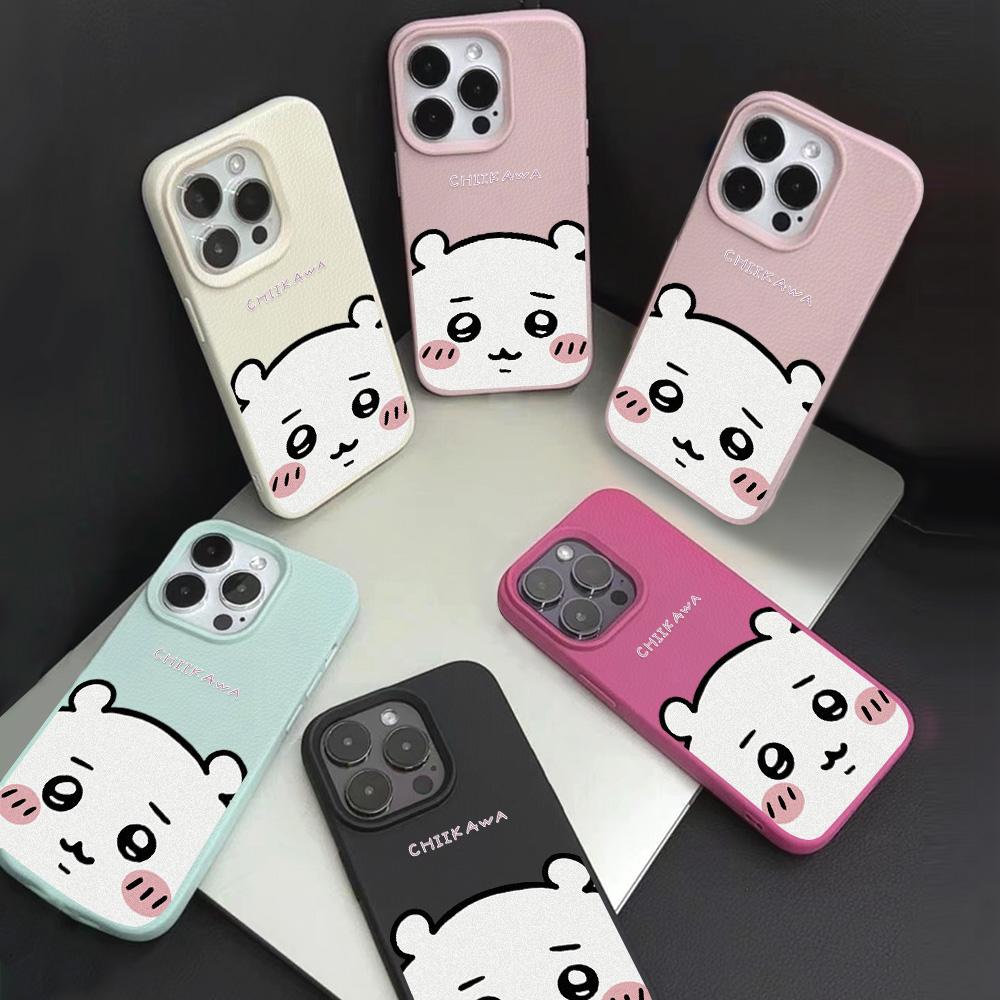 Phone Case for iPhone 11 13 Case iPhone 12 14 15 16 Pro Max 12 Pro 15 Plus Leather Painted Waterproof Drop-proof and Wear-resistant Cartoon