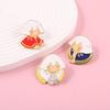 Adorable Game Sky Encounter Brooch Cute Doll Pin With Charming Cloak Design For Sweaters