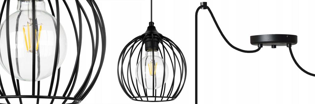 MODERN SPIDER HANGING LAMP, WIRE CEILING