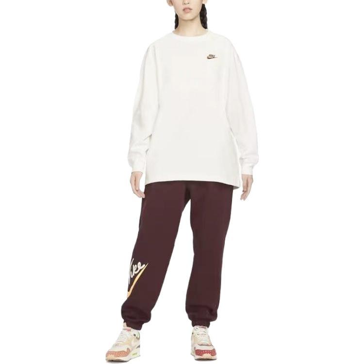 Nike Sportswear Essential Women'ss Long-Sleeve T-shirt Beige HJ0838-133