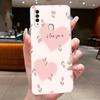 Case For OPPO A31 2020 / OPPO A8 2019 Coque Capa Flower Butterfly Phone Cases CPH2015 Soft Silicone Transparent TPU Jelly Cover