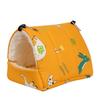 1 pezzo Stampa Carina Uccello Letto Gabbia Mini Coniglio Scoiattolo Tappetino Porcellino d'India Nido Hamster Casa Piccolo Animale Letto per Dormire Gabbia Sospesa per Animali Domestici