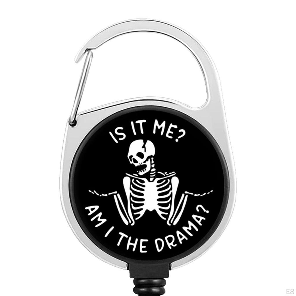 Verpleegkundige Intrekbare Badge Reel Houder Naamclip Accessoires met Draaibare Karabijnhaak voor
