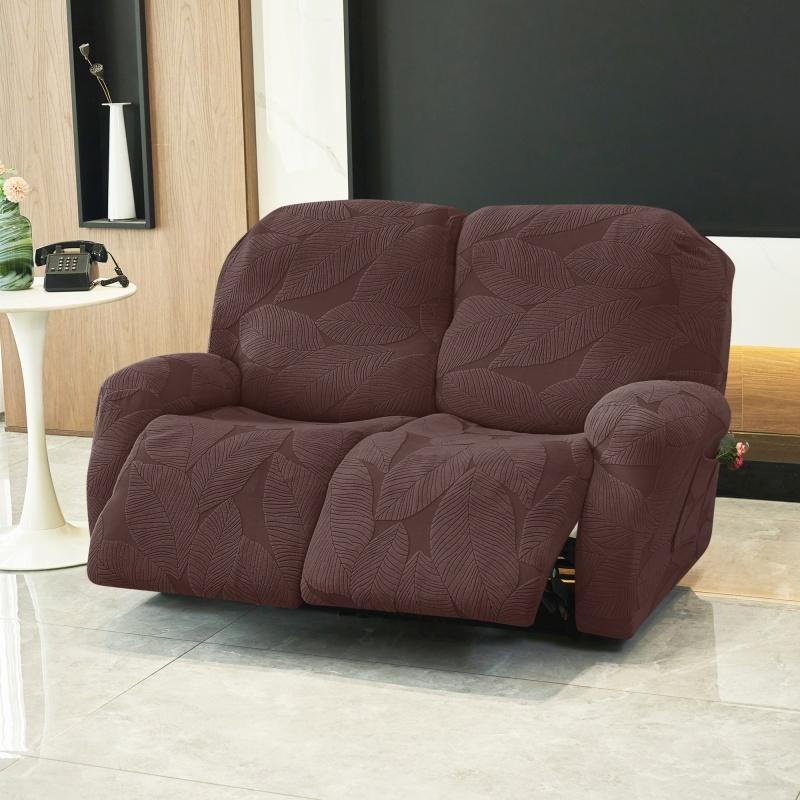 2Seater Washable Split Recliner Sofa Covers Elastic Super Soft Reclining Chair Covers Anti-dirty Relax Armchair Protector Home