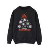 Disney Mens Mickey Mouse And Friends Christmas Tree Sweatshirt