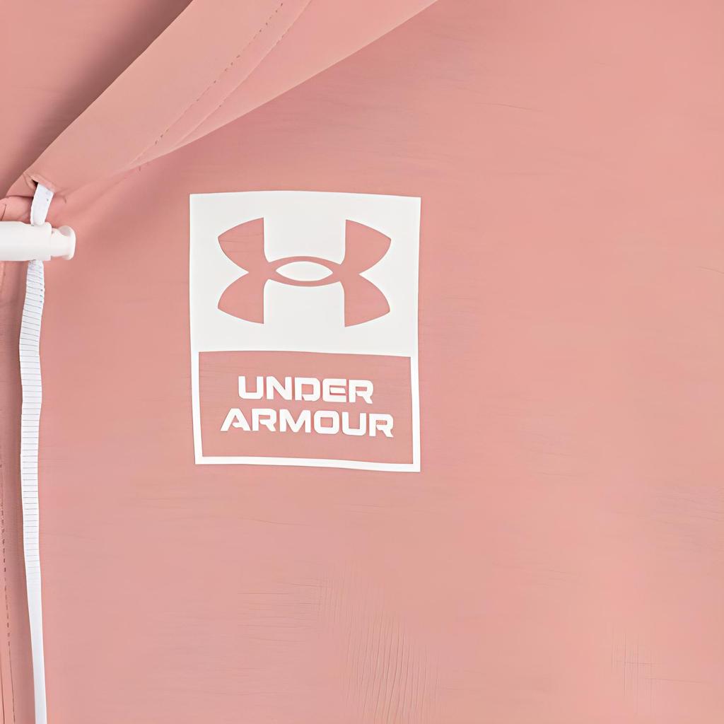 Under Armour Summit Logo Knit Zip-Up Hoodie Women Hoodies Pink 1369417-663