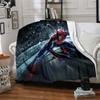 1pc Spiderman Three Faces flannel Blanket for Super Soft Cute Comfort Blanket for Travel Bedding Couch Sofa Blanket Y82561