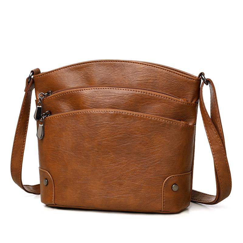 Retro small bag New fashion women's bag Trend women's shoulder bag Casual simple messenger bag