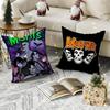 Funda de almohada Punk M-MisfitsS Rock Band, antiácaros, con cremallera invisible, de felpa corta y sedosa.