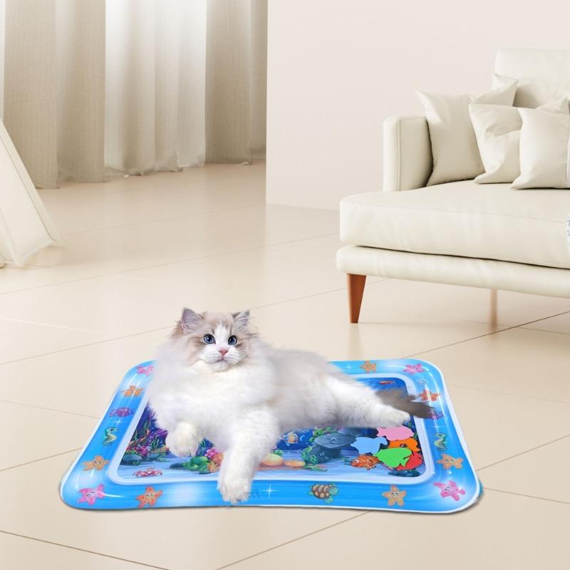 Wasserspielmatte für Katzen Kühlmatte für Katzen Hunde Liege Bett Wasserbett Sofa für den Innenbereich