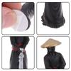 4Pcs/Set Resin Mini Figures Model Ancient Japanese Chinese Ninja Samurai Warrior Modeling Cool Miniature Car Decoration Gifts