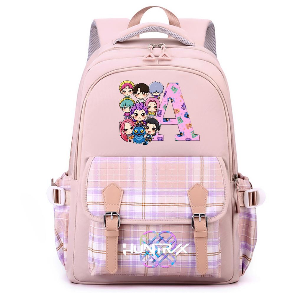 26 Liter Angielski K-Pop Nadrukowany Plecak o Dużej Pojemności dla Nastolatków Uczennic Uczniów Torba Szkolna Torba na Książki Damska Wodoodporna Torba Podróżna Mochila Prezent dla Dziecka