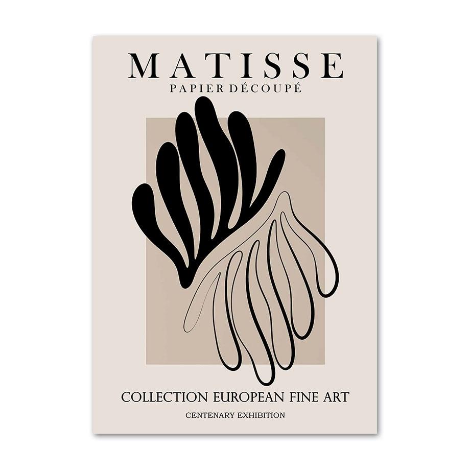 Abstrakt Matisse Picasso Ansikt Due Blad Nordiske Plakater og Maleri Trykk Veggkunst Lerret Veggbilder for Stuedekor