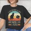I Like Baseball And Maybe 3 People Accessories Men Women T Shirts Cotton Tee Print Tshirt Clothes