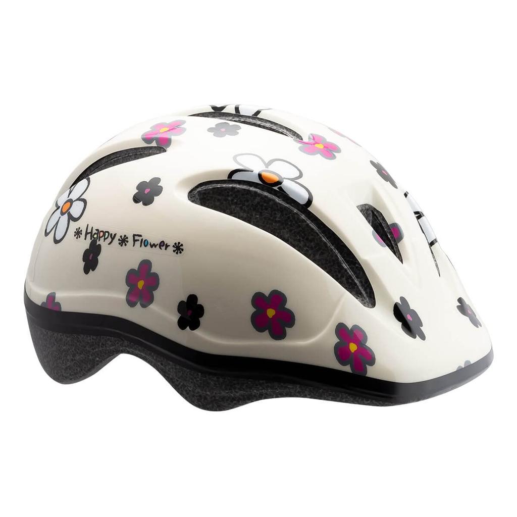 Bicycle helmet for infants and floral ages and children, pattern