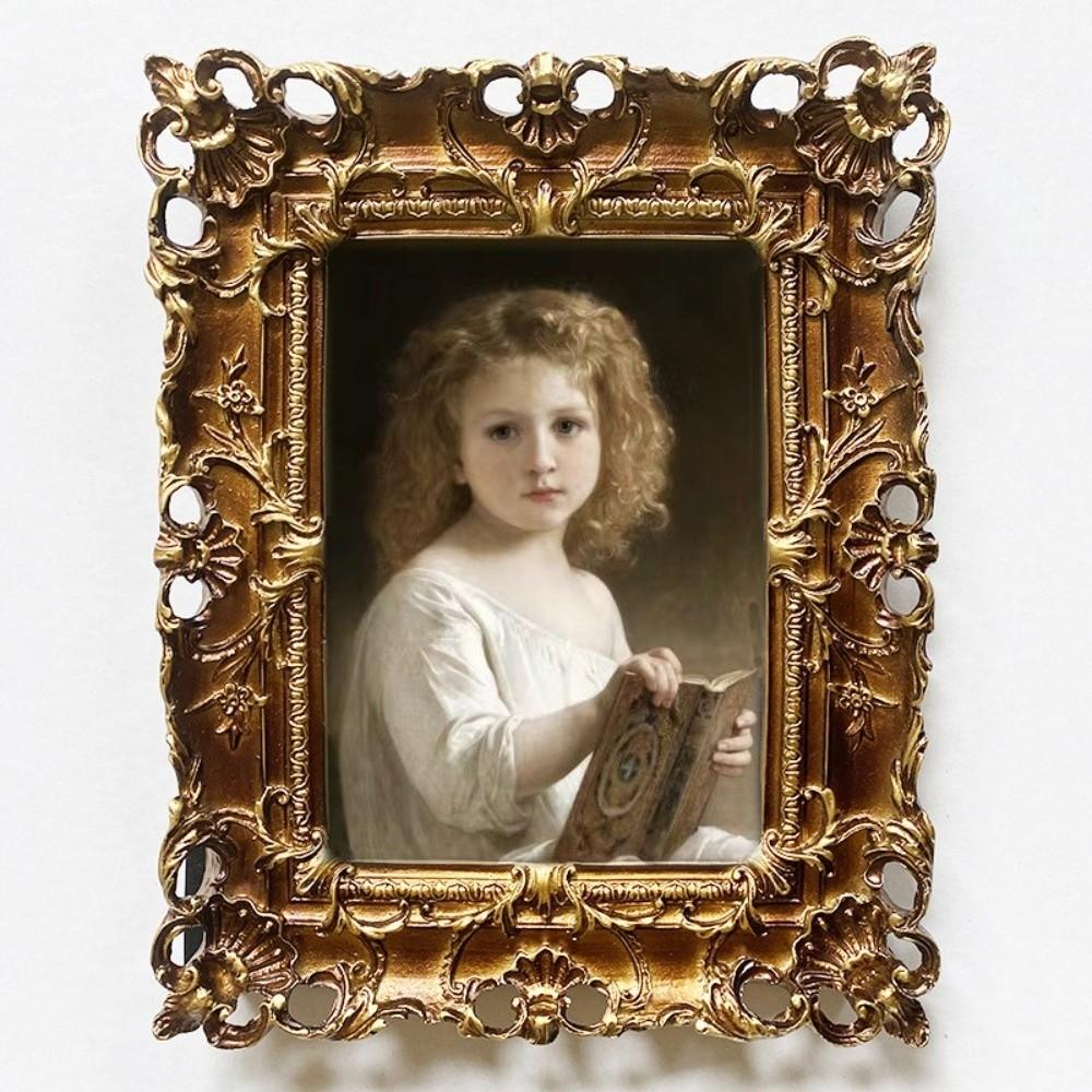 Luxury Ornate Picture Frame Resin Photo Props Frame Ornaments Photo Stand  Studio Decoration