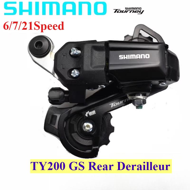 SHIMANO TOURNEY RD TY200 GS SS 6S 7S 6 Speed 7 Speed Rear Derailleur MTB Bicycle Part RD-TY200 TY200-GS
