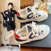Spring and Autumn New Sports Shoes Single Shoes Student Platform Bread Shoes Casual Board Shoes