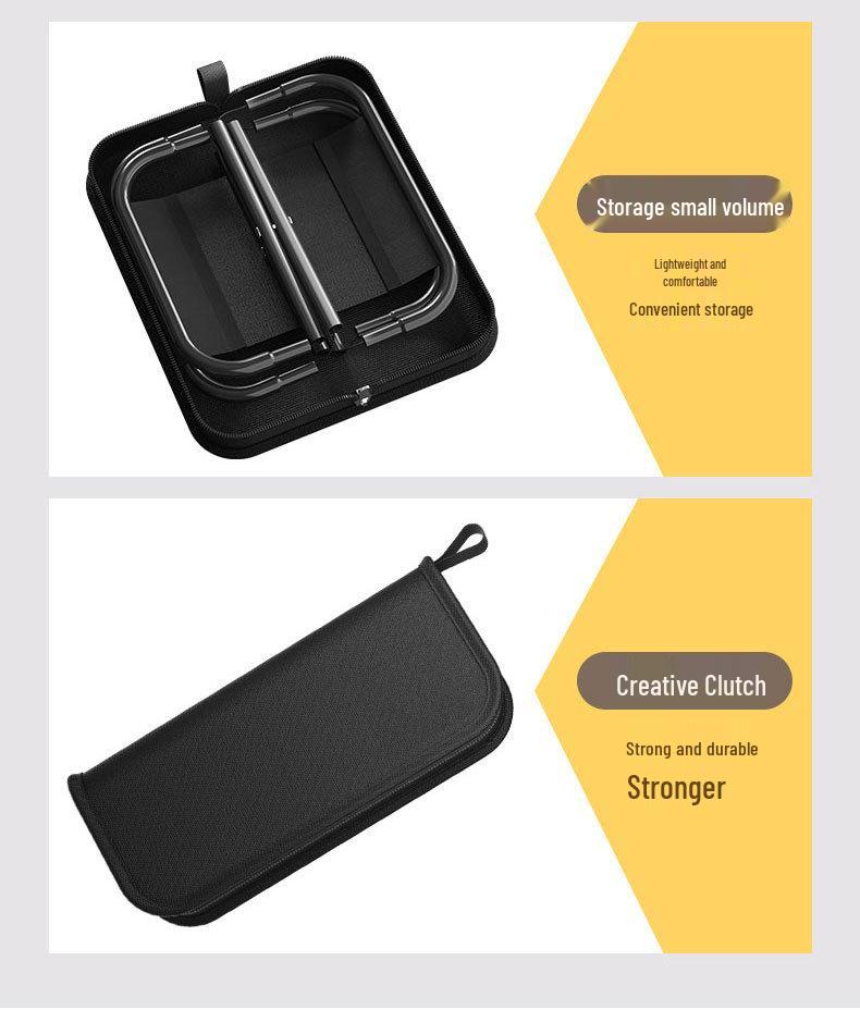 Portable Outdoor Folding Chair with One-Second Storage, Multifunctional for Camping and Fishing