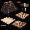 Brangdy Foldable Wooden Chess Set